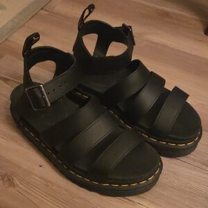 Dr. Martens Black Sandals